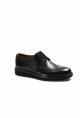 MirgeShoes Siyah Bağcıklı Erkek Oxford Ayakkabı İçi Dışı Hakiki Deri MRG01952131268