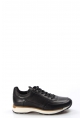 MirgeShoes Siyah Bağcıklı Erkek Sneaker Spor Ayakkabı İçi Dışı Hakiki Deri MRG01853131232