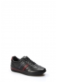  MirgeShoes Siyah Bağcıklı Erkek Sneaker Spor Ayakkabı İçi Dışı Hakiki Deri MRG019861311910