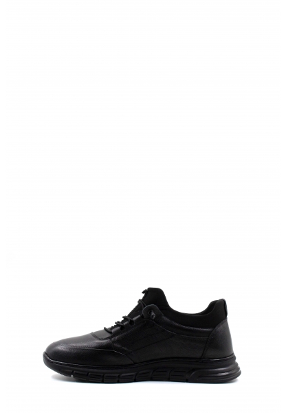 MirgeShoes Siyah Erkek Spor Sneaker Ayakkabı İçi Dışı Hakiki Deri MRG01741312319