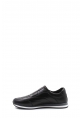 MirgeShoes Siyah Bağcıksız Erkek Spor Sneaker Ayakkabı İçi Dışı Hakiki Deri MRG01284131717