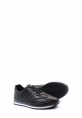 MirgeShoes Siyah Erkek Spor Sneaker Ayakkabı İçi Dışı Hakiki Deri MRG01284131709628