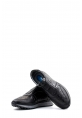 MirgeShoes Siyah Bağcıksız Erkek Spor Sneaker Ayakkabı İçi Dışı Hakiki Deri MRG011081131326