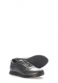 MirgeShoes Siyah Bağcıklı Erkek Spor Sneaker Ayakkabı İçi Dışı Hakiki Deri MRG011081131773