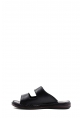 MirgeShoes Erkek Terlik İçi Dışı Hakiki Deri Siyah MRG01258131399