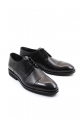 MirgeShoes Siyah Bağcıklı Erkek Klasik Ayakkabı İçi Dışı Hakiki Deri MRG01367131794