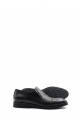MirgeShoes Siyah Bağcıksız Erkek Klasik Ayakkabı İçi Dışı Hakiki Deri MRG01367131795
