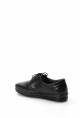 MirgeShoes Siyah Bağcıklı Kadın Casual Ayakkabı İçi Dışı Hakiki Deri MRG0110112611138