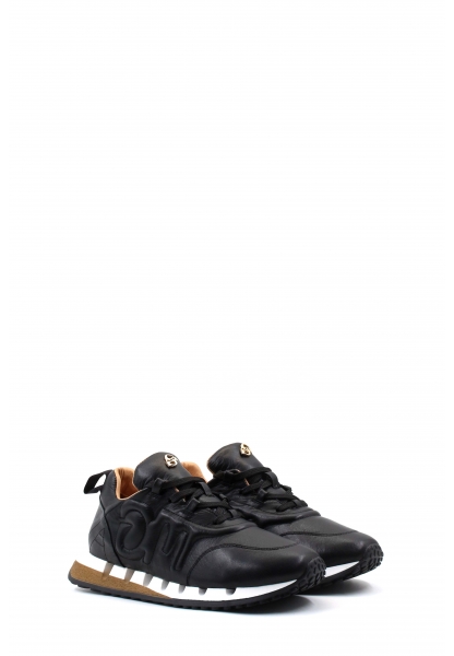 MirgeShoes Siyah Bağcıklı Kadın Casual Ayakkabı İçi Dışı Hakiki Deri MRG01297261400680