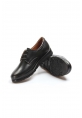 MirgeShoes Siyah Bağcıklı Kadın Casual Ayakkabı İçi Dışı Hakiki Deri MRG019932612167-1