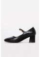 MirgeShoes Siyah Kadın Topuklu Ayakkabı İçi Dışı Hakiki Deri MRG01194261586
