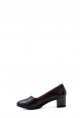 MirgeShoes Siyah Kadın Topuklu Ayakkabı İçi Dışı Hakiki Deri MRG01541261494