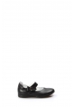 MirgeShoes Siyah Kız Çocuk Babet Ayakkabı İçi Dışı Hakiki Deri MRG0196716213