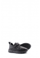MirgeShoes Siyah Kız Cırtcırtlı Çocuk Casual Ayakkabı İçi Dışı Hakiki Deri MRG012872412314