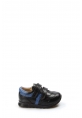 MirgeShoes Bebek Casual Ayakkabı Bantlı İçi Dışı Hakiki Deri Siyah Mavi  MRG01136211117