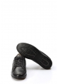 MirgeShoes Siyah Bağcıklı Erkek Casual Ayakkabı İçi Dışı Hakiki Deri MRG0179213215