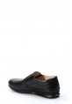 MirgeShoes Siyah Bağcıksız Erkek Casual Ayakkabı İçi Dışı Hakiki Deri MRG017921321533427