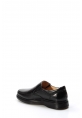 MirgeShoes Siyah Bağcıksız Erkek Casual Ayakkabı İçi Dışı Hakiki Deri MRG019451311413