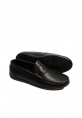 MirgeShoes Siyah Erkek Loafer Ayakkabı Kaymaz Taban İçi Dışı Hakiki Deri MRG019451311614