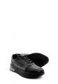 MirgeShoes Siyah Bağcıksız Erkek Spor Sneaker Ayakkabı İçi Dışı Hakiki Deri MRG01852131517