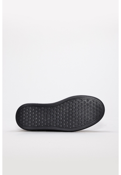 MirgeShoes Siyah Unisex Çocuk Casual Ayakkabı İçi Dışı Hakiki Deri MRG019006161861432