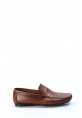 MirgeShoes Taba Bağcıksız Erkek Loafer Babet Ayakkabı İçi Dışı Hakiki Deri MRG01988131523