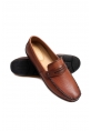 MirgeShoes Taba Bağcıksız Erkek Loafer Ayakkabı İçi Dışı Hakiki Deri MRG01715131420
