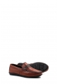 MirgeShoes Taba Bağcıksız Erkek Loafer Ayakkabı İçi Dışı Hakiki Deri MRG01715131421