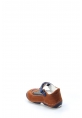 MirgeShoes Bebek Casual Ayakkabı İçi Dışı Hakiki Deri Taba Lacivert  MRG01102121615