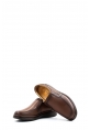 MirgeShoes Taba Bağcıksız Erkek Casual Ayakkabı İçi Dışı Hakiki Deri MRG01792131426