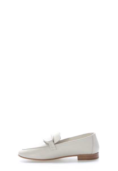 MirgeShoes Vizon Rahat Kadın Babet Ayakkabı İçi Dışı Hakiki Deri MRG017872615217