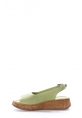 MirgeShoes Kadın Sandalet İçi Dışı Hakiki Deri Yeşil   MRG01357261153408