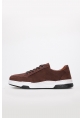 MirgeShoes Kahve Erkek Casual Ayakkabı İçi Dışı Hakiki Nubuk Deri MRG01108113131123
