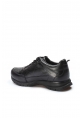 MirgeShoes Siyah Bağcıklı Erkek Outdoor Ayakkabı İçi Dışı Hakiki Nubuk Deri MRG018531312133-1