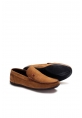 MirgeShoes Tütün Bağcıksız Erkek Loafer Ayakkabı İçi Dışı Hakiki Nubuk Deri MRG019451311614