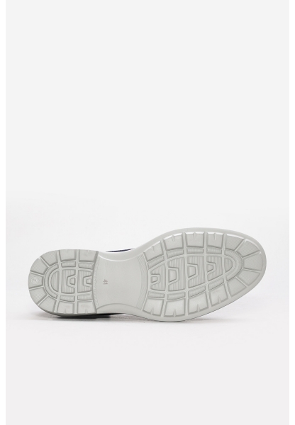 MirgeShoes Lacivert Erkek Casual Ayakkabı İçi Dışı Hakiki Süet Deri MRG013441314308