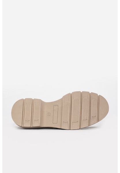 MirgeShoes Vizon Bağcıksız Kadın Casual Ayakkabı İçi Dışı Hakiki Süet Deri MRG0134726161251