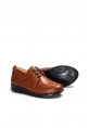 MirgeShoes Fındık Bağcıklı Kadın Casual Ayakkabı İçi Dışı Hakiki Deri MRG019942611315