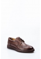 MirgeShoes Kahve Bağcıklı Erkek Klasik Ayakkabı İçi Dışı Hakiki Deri MRG012251314268-a