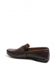 MirgeShoes Kahve Erkek Loafer Ayakkabı İçi Dışı Kaliteli Hakiki Deri MRG01705131316