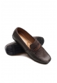 MirgeShoes Kahve Erkek Loafer Ayakkabı İçi Dışı Kaliteli Hakiki Deri MRG01705131316