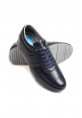 MirgeShoes Lacivert Bağcıklı Erkek Sneaker Spor Ayakkabı İçi Dışı Hakiki Deri MRG011081131667