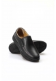 MirgeShoes Siyah Bağcıksız Erkek Casual Ayakkabı İçi Dışı Hakiki Deri MRG011081131316