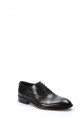 MirgeShoes Siyah Bağcıklı Erkek Klasik Ayakkabı İçi Dışı Hakiki Deri MRG0195213407
