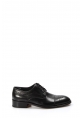MirgeShoes Siyah Bağcıklı Erkek Klasik Ayakkabı İçi Dışı Hakiki Deri MRG019527395