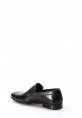 MirgeShoes Siyah Bağcıksız Erkek Klasik Ayakkabı İçi Dışı Hakiki Deri MRG0199713108542343