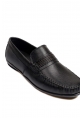 MirgeShoes Siyah Erkek Loafer Ayakkabı İçi Dışı Kaliteli Hakiki Deri MRG01715131316