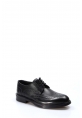 MirgeShoes Siyah Bağcıklı Erkek Oxford Ayakkabı İçi Dışı Hakiki Deri MRG01760131836