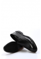 MirgeShoes Siyah Bağcıksız Erkek Klasik Ayakkabı İçi Dışı Hakiki Deri MRG01760131532