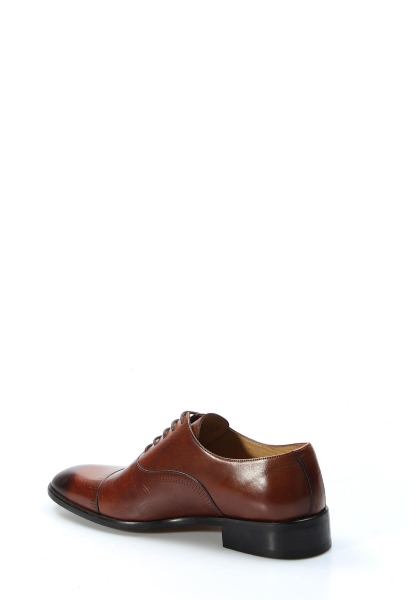 MirgeShoes Taba Bağcıklı Erkek Klasik Ayakkabı İçi Dışı Hakiki Deri MRG014081318075122835
